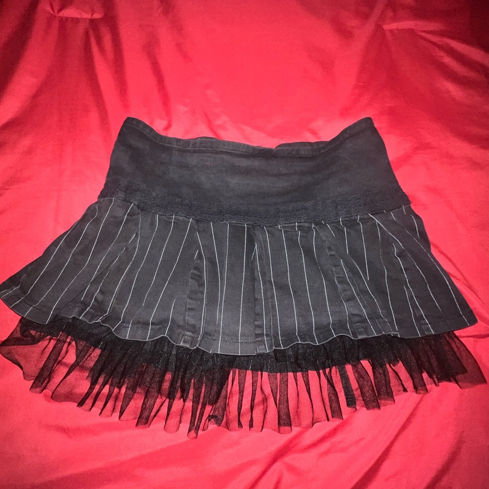 Tripp NYC pin stripe skirt ☠️